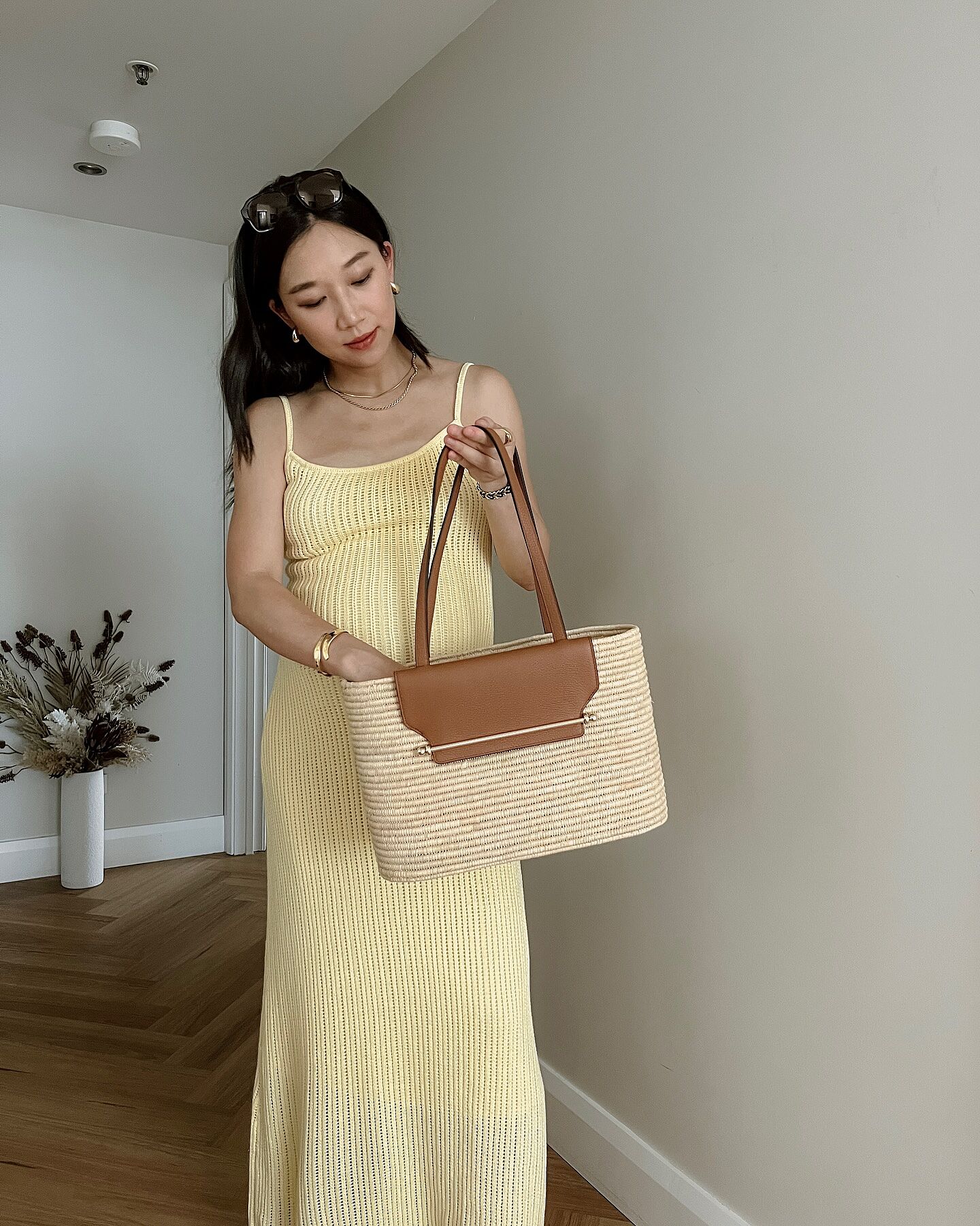 The Strathberry Basket (Small) - Tan