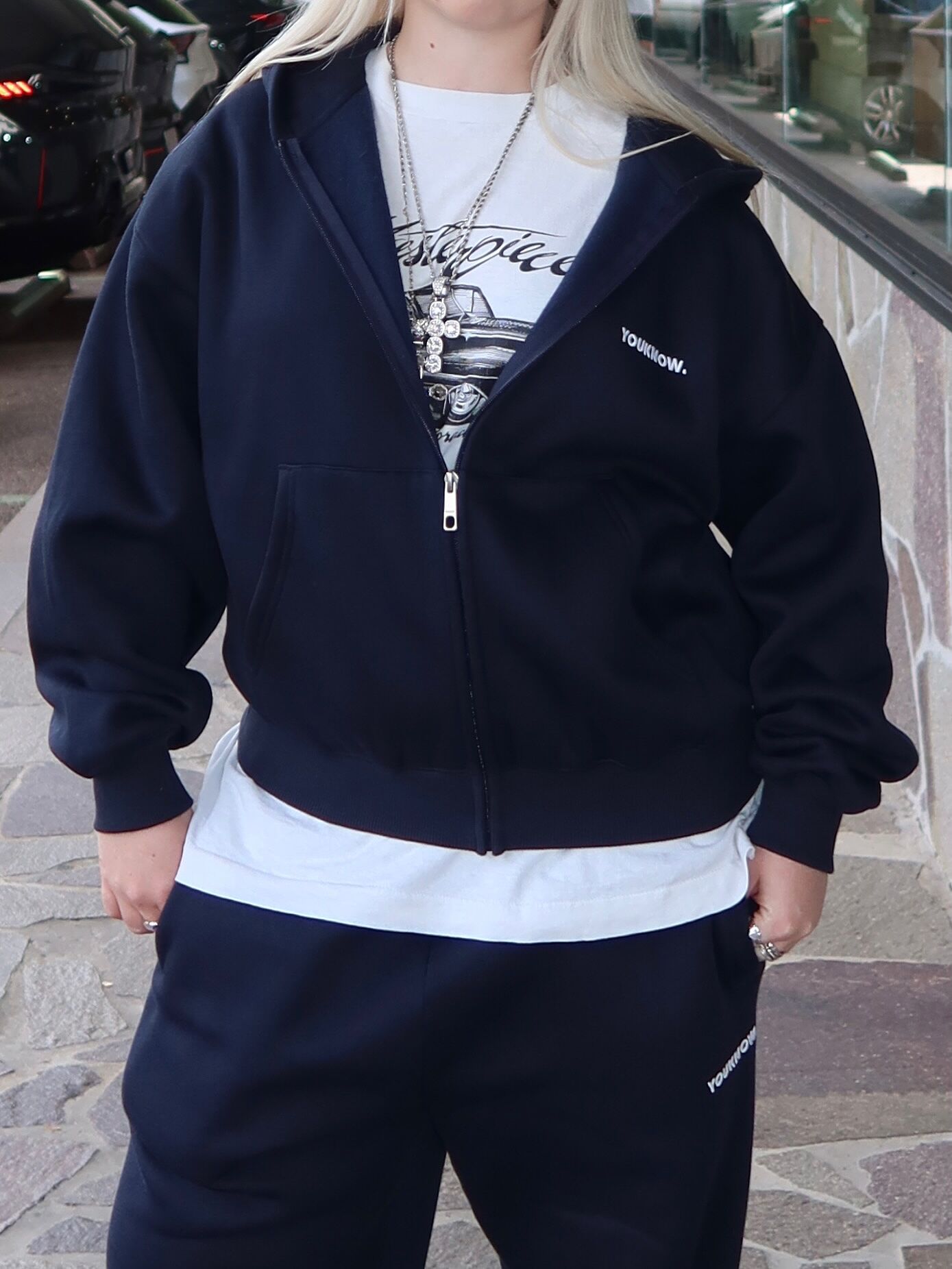 Core Zip Up Hoodie | Black – YOUKNOW. CLOTHING