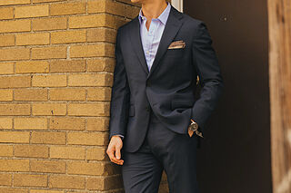 Essex Dress Pants, Navy | Peter Manning NYC Essex Dress Pants, Navy | Peter Manning NYC
