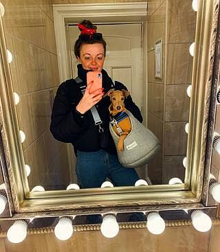 'The Marylebone' Light Grey Luxury Dog Carrier