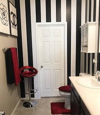 Stripe Peel and Stick Wallpaper