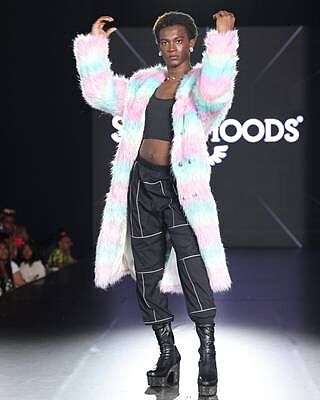【COLOR iN ID】Heidi mix fur jacket SAM New York Womens heidi jacket with shearling trim in