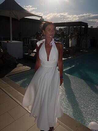 Kathy Halter Neck Maxi Dress - White - Buy Women's Dresses - Billy J