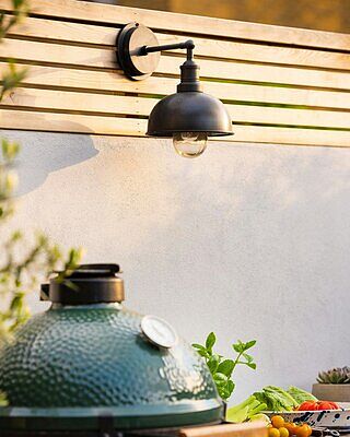 Brooklyn Dome Wall Light - 8 Inch