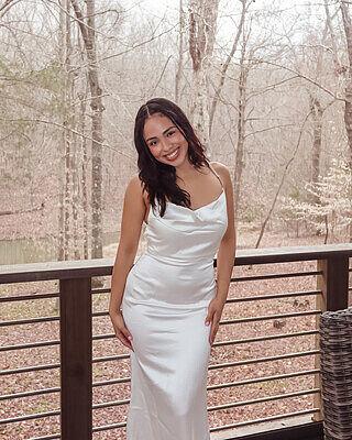 Shop the Eternal Flame Pearl Strap Midi Dress Off White