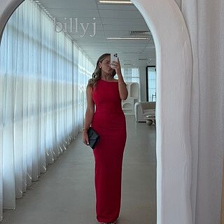 Lilah Maxi Dress - Red