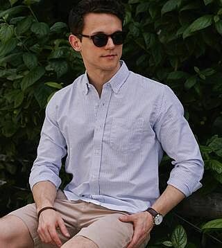 Weekend Oxford - Blue University Stripe