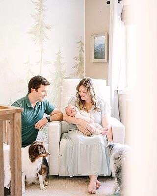 Watercolor Pine Tree Kids Nursery Forest Wallpaper Mural