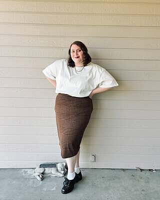 Danube Ponte Skirt - Herringbone Tweed – Universal Standard