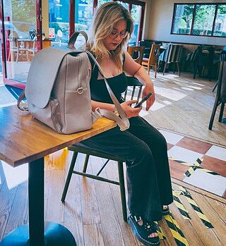Taupe Backpack