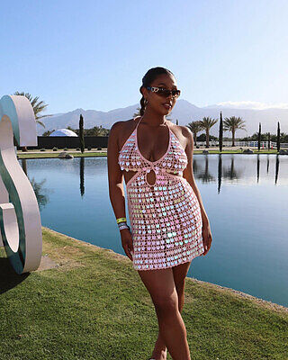 white christmas dresses Women's Crochet Dresses | Starlet Mini Dress | Anna Kosturova