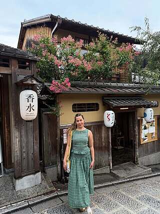 ANASTASIA SKIRT GREEN TARTAN