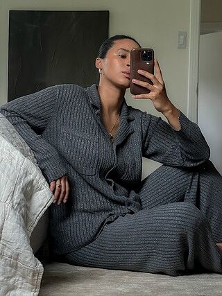 CozyChic Ultra Lite® Lurex Rib Wide Leg Pant | Barefoot Dreams®