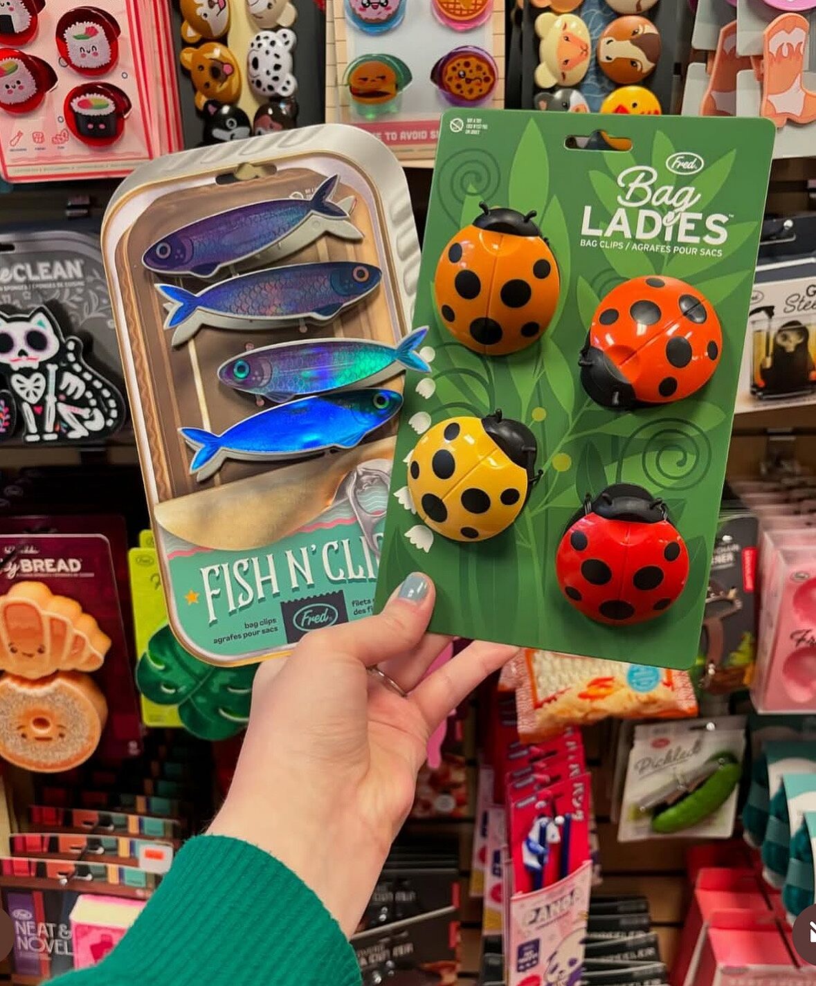 FISH N' CLIPS | Sardine Bag Clips