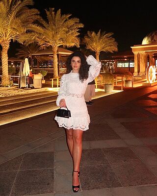 Kiss Me Now Mini Dress - Long Puff Sleeve Dress in White Lace | Showpo USA