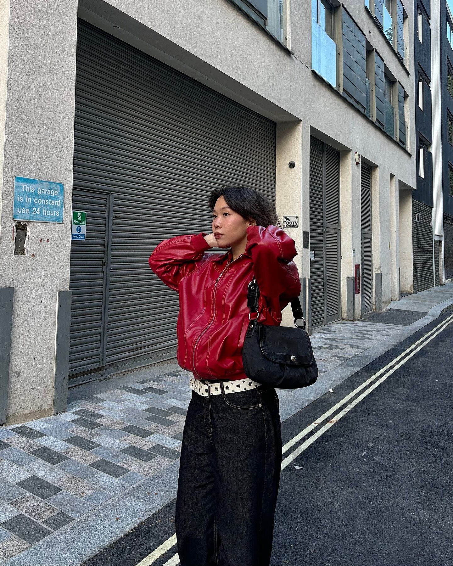 Clover Stitched Baggy Jeans IS402 - Acubi style | LEWKIN