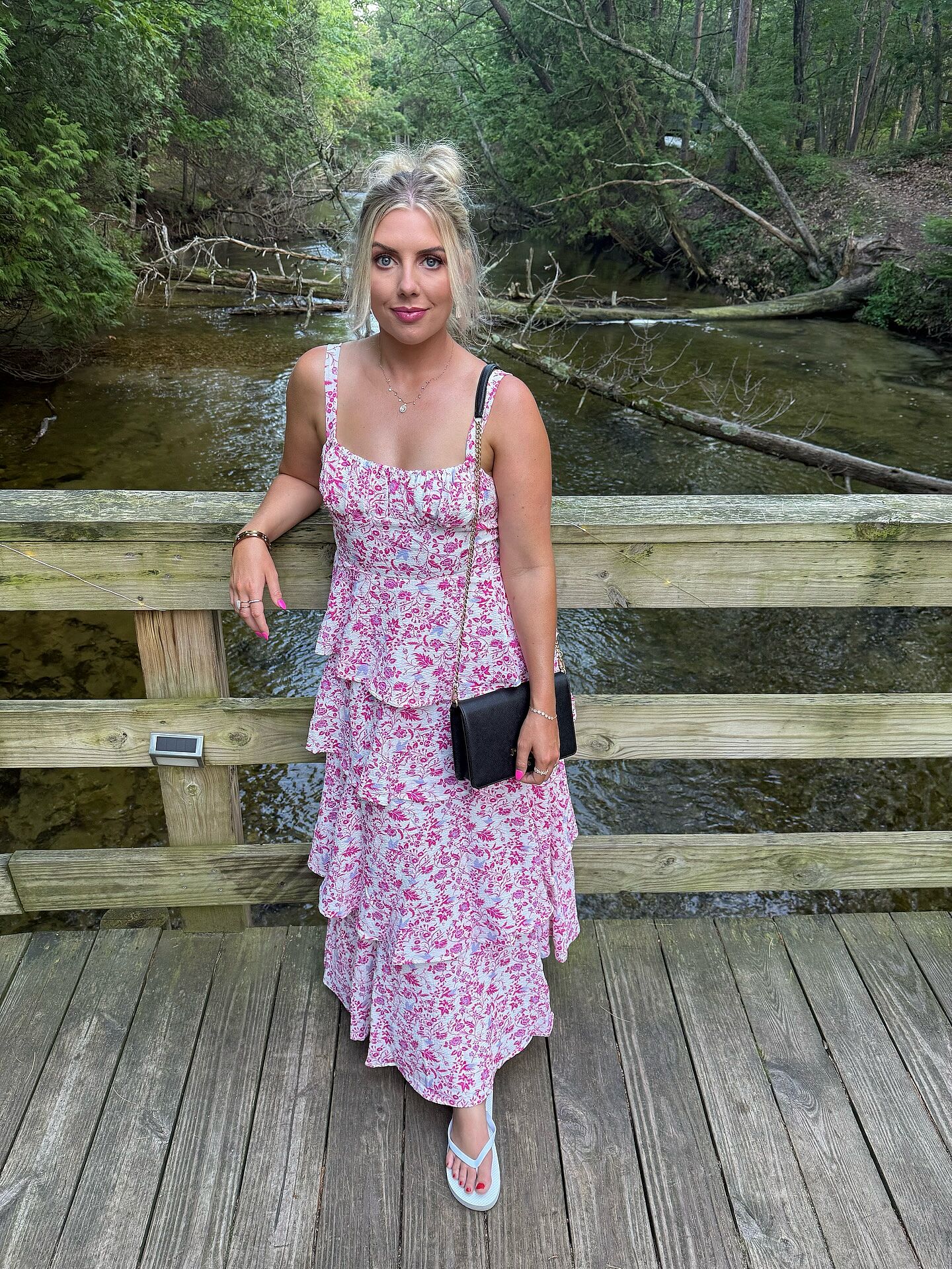 satin midi slit dress Sample Mable Embroidered Cami Satin Midi Slit Dress
