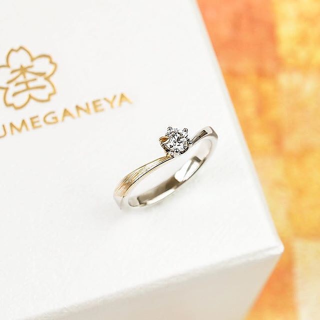 婚約指輪「木目つむぎ」 | 結婚指輪・婚約指輪の杢目金屋