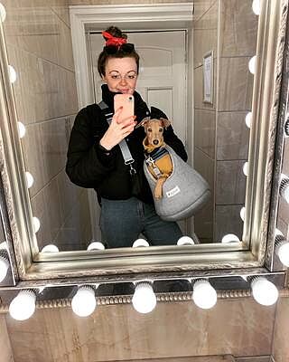 'The Marylebone' Light Grey Luxury Dog Carrier