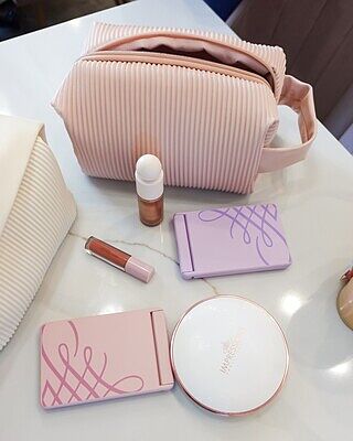 Valencia Double Layer Makeup Bag