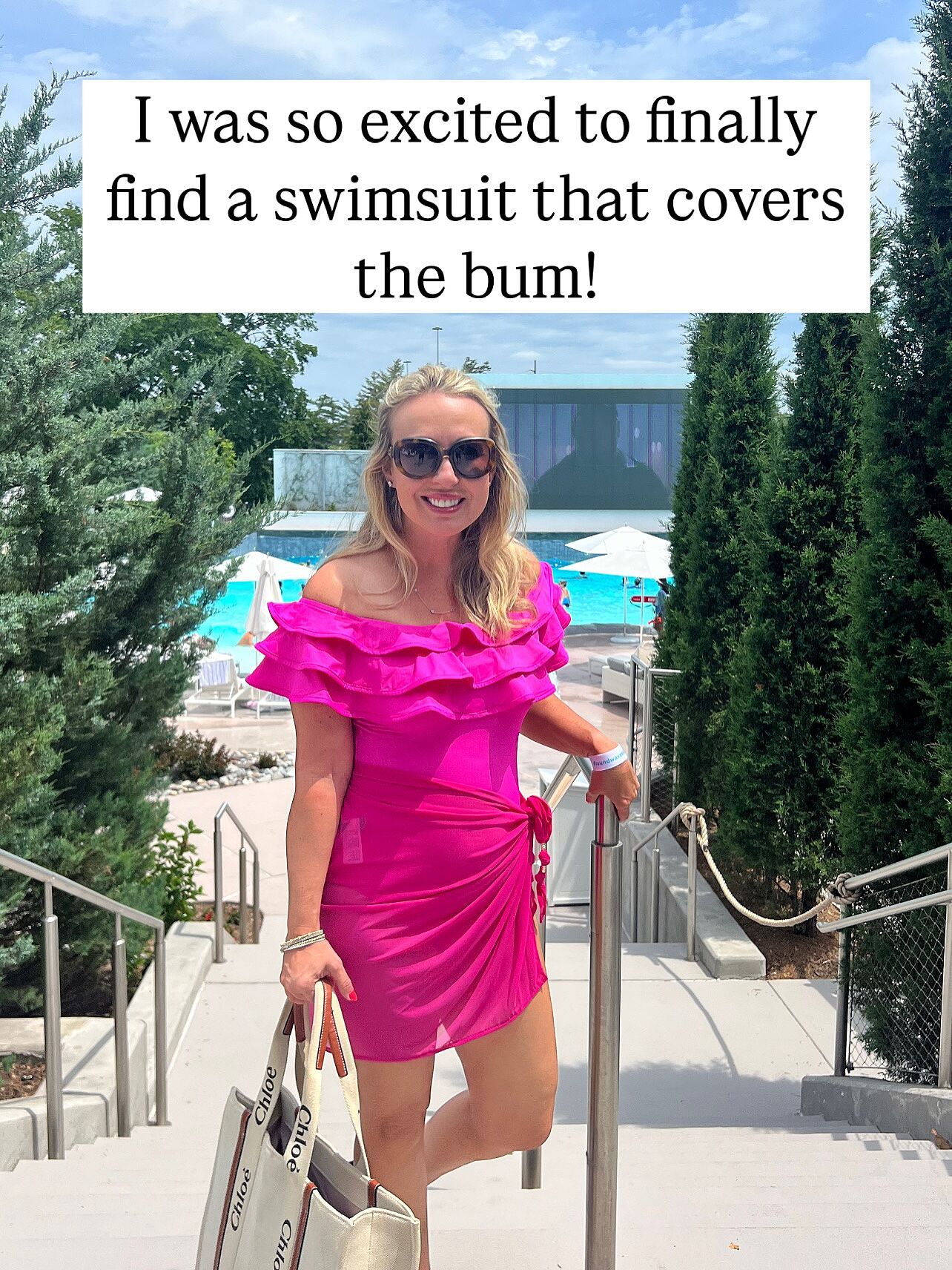 Kate Spade Ruffle Off The Shoulder One Piece Swimsuit