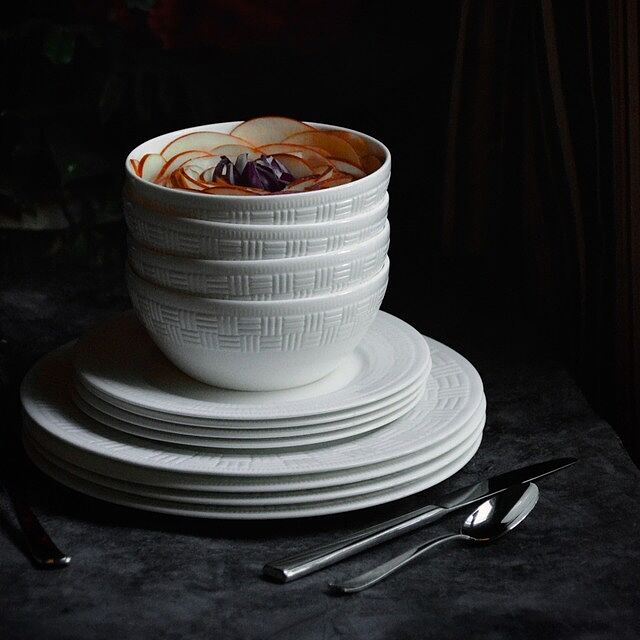Mirabel Vegan Bone™ 12 Piece Dinnerware Set, Service for 4