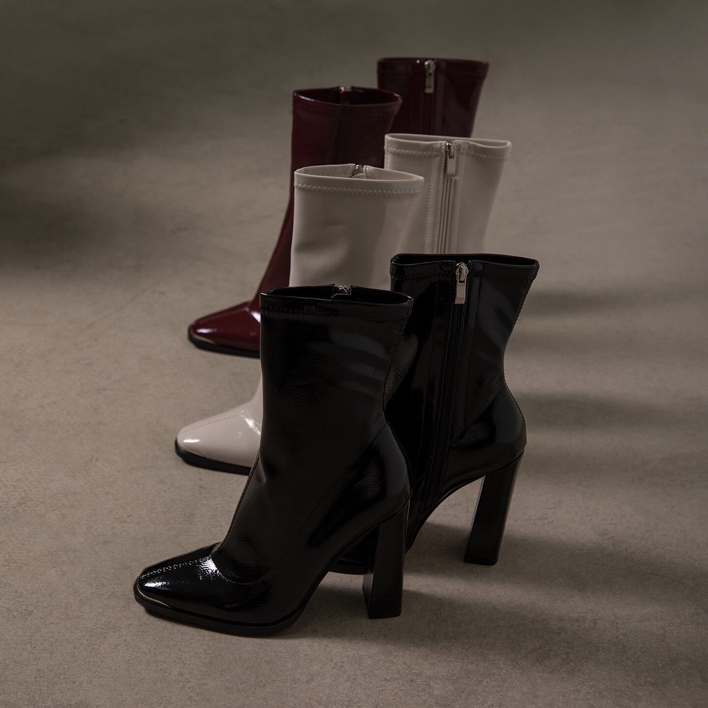 black heeled boots size 7