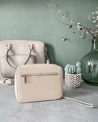 Taupe Laptop Bag