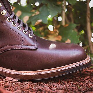 Alden Men's D4813HC - Plain Toe Commando Sole Boot - Brown