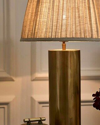 Pillar Geometric Cylinder Table Lamp