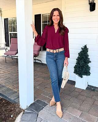 Holly Ruffled Cuff Blouse