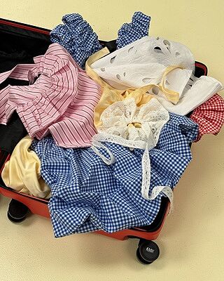 RAQUEL TOP COBALT GINGHAM