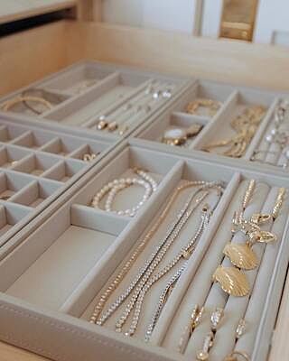 Taupe Classic Ring & Bracelet Layer