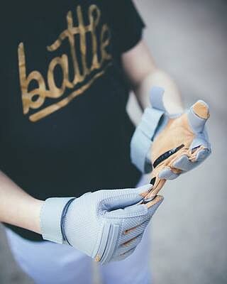 WORKMAN3 BATTING GLOVES "GRAYOUT"