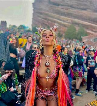 Classic Women's Long Sequin Coat | Black Panther