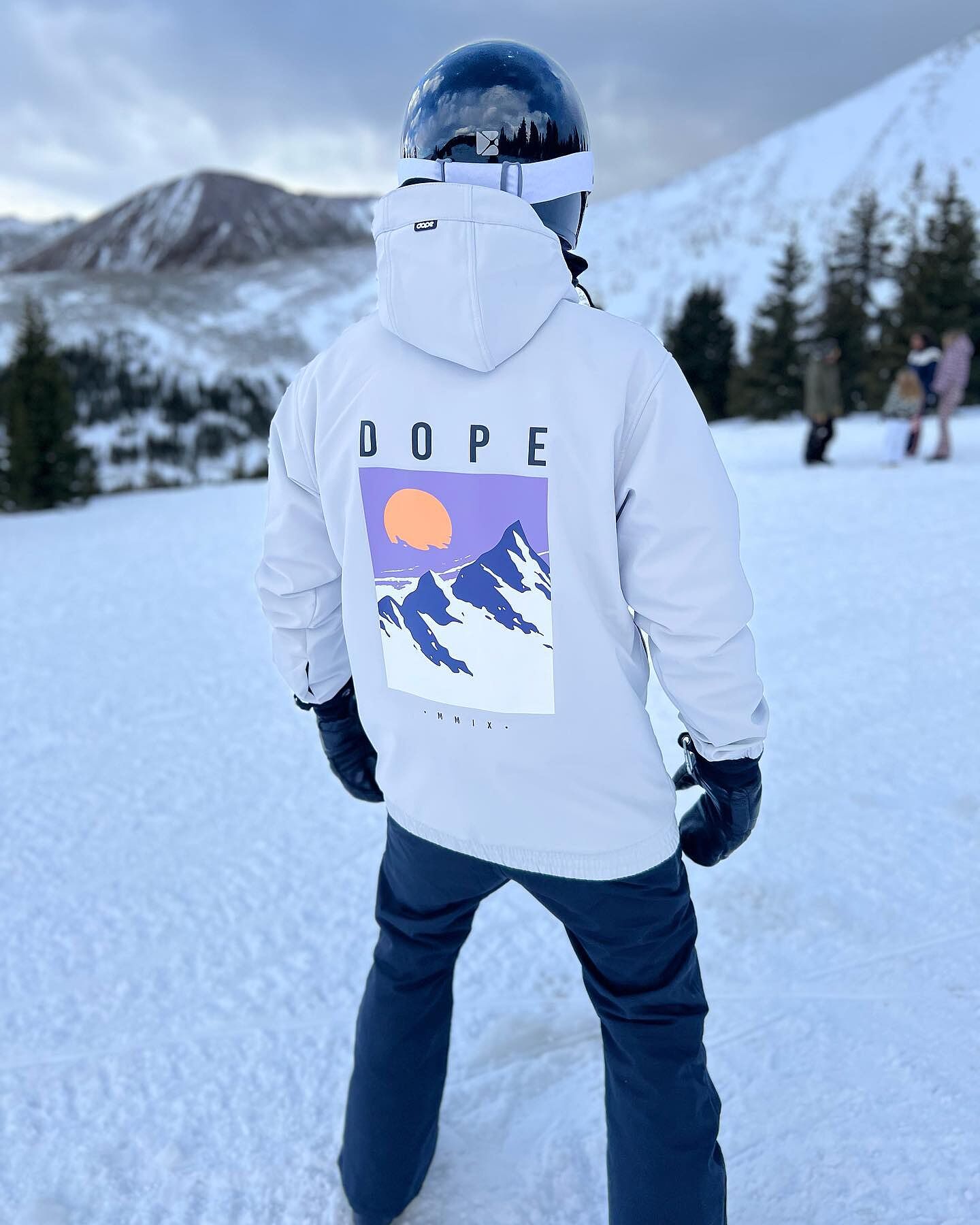 Dope Yeti 2022 Snowboard Jacket Men Peak Light Grey | Dopesnow.com