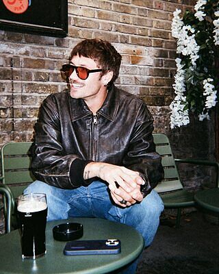 Marco Oversized Leather Bomber Jacket