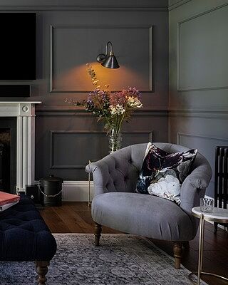 Swan Neck Cone Wall Light - 8 Inch