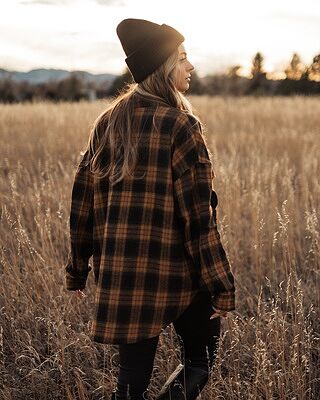 Fireside Mocha Plaid Flannel – 12th Tribe