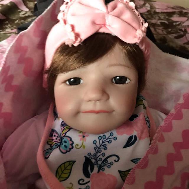 Paradise Galleries African American Reborn Baby Doll Daisy May