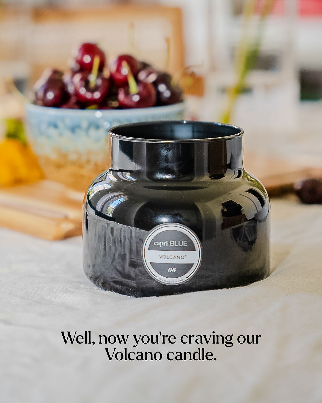 Volcano Black Tropical Signature Candle Candle 19 oz | Capri Blue