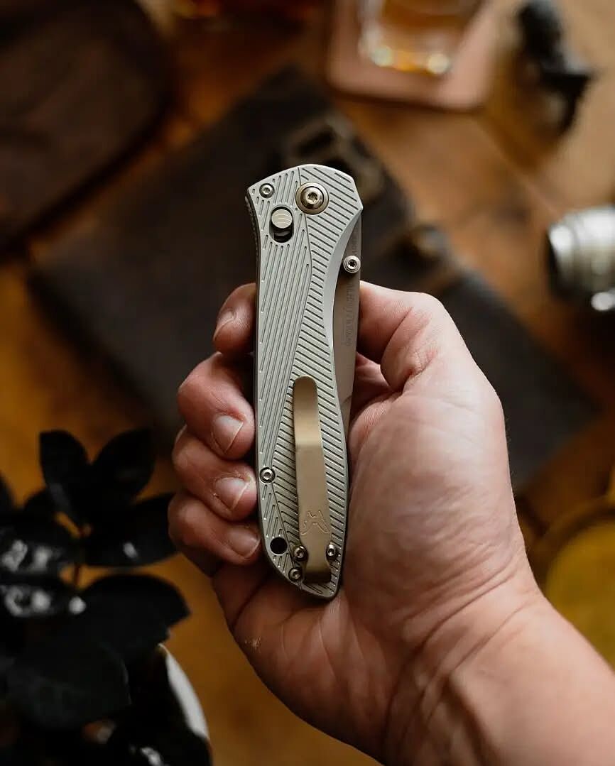 710FE-24 Seven | Ten Knife - Gray Aluminum | Benchmade Knives
