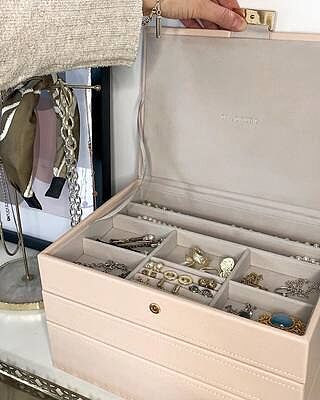 Blush & Champagne Gold Classic Jewellery Box
