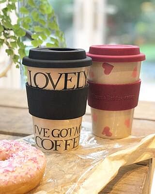 Black Toast Rice Husk Coffee Cup Black Toast Rice Husk Coffee Cup