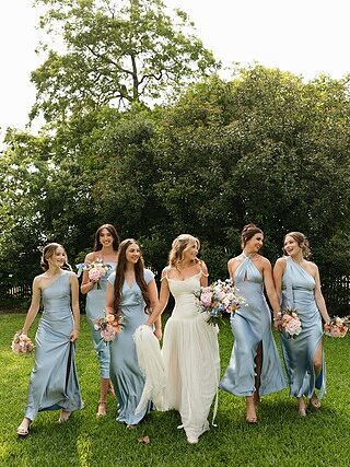 Victoria Maxi Dress - Blue