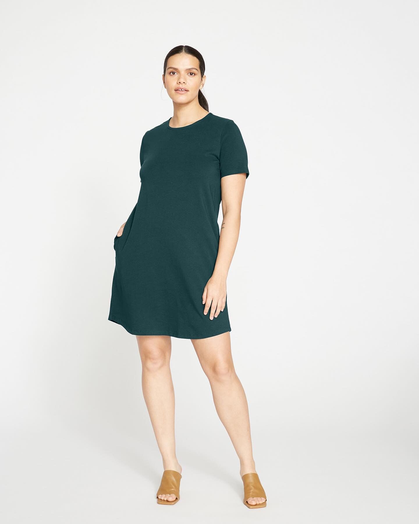 slim fit dress slacks Tiered T-Shirt Dress Mint Green | Dresses & Jumpsuits main image 0