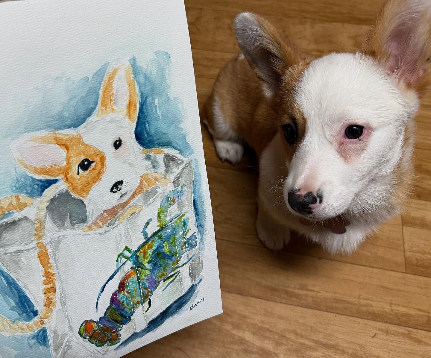 Realistic Drawing Susan Sinclair Shiba Inu Sea Bags Popular Pups