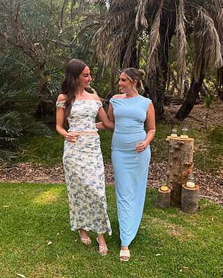 Lilah Maxi Dress - Baby Blue