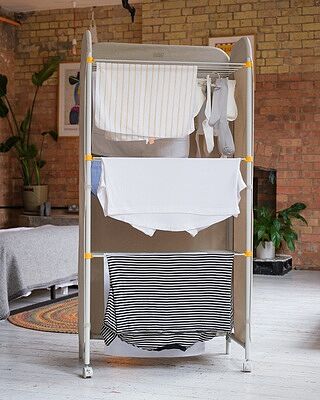 Tatkraft Pine Séchoir à Linge Pliable Robuste, Porte Cintres à Bras