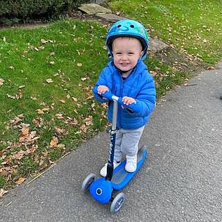 Globber Primo Foldable 3 Wheeled Scooter with Lights